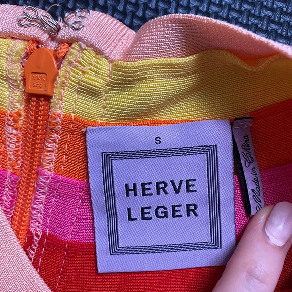 Herve Leger multi-coloured dress. Size Small / US 2. - Picture 3 of 7